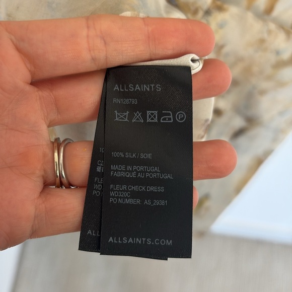 All Saints Fleur Check Dress - Picture 9 of 10